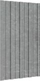 vidaXL Panneau de toit - 12 pièces - Argent - 80 x 45 cm - Acier galvanisé
