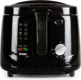 DOMO Friteuse, DOMO DO461FR, 2,5 liter, zwart, met instelbare thermostaat, koel aanraakoppervlak