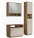 Vicco badkamermeubelset Beatrice, Kasjmier/Artisanaal eiken, Set van 3