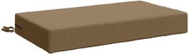 vidaXL Zitkussen SOEST 100% Polyester Taupe 70 x 40 x 10 cm