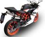 GPR Exhaust Systems Deeptone Inox Slip On Ktm Rc 390 15-16 Silencieux non homologué Argent Non homologué