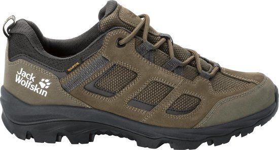 Jack Wolfskin Vojo 3 Texapore Low Wandelschoenen Heren - Khaki/Phantom - Maat 44.5