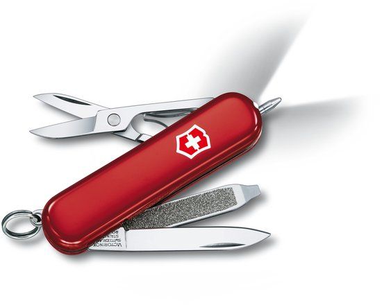 Victorinox Signature Lite Silver Transparant Zakmes - 7 functies