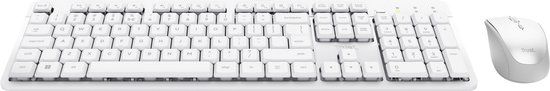 Trust Ody II Draadloos Toetsenbord en Muis Set, Italiaans QWERTY, Wit