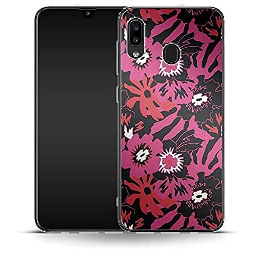 caseable caseable Samsung Galaxy A20 telefoonhoes - siliconen beschermhoes - schokdempend & krasbestendig oppervlak - kleurrijk design - Flower Works - bloemen bloemen bloemen