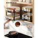 Organisateur de cuisine lot de 1, rangement sous évier empilable avec tiroirs, 27 x 25,2 x 23,8 cm, noir