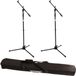 Innox Microfoonstatieven set - Incl. draagtas - IVA 46-2 - Zwart