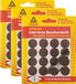 Deltafix Anti-krasvilt - 48x - bruin - 22 mm - rond - zelfklevend - meubel beschermvilt