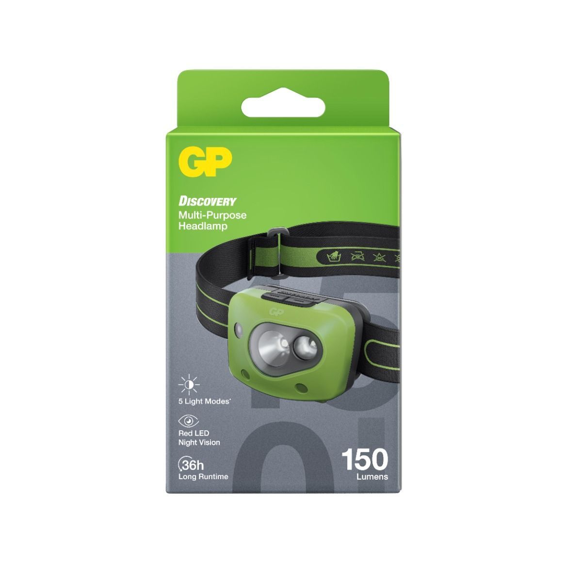 GP CH43 Headlamp - 150 Lumens - 3x AAA