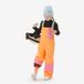 Domyos Pantalon de ski imperméable enfant 5-9 ans, 500 Play orange