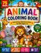 Animal Coloring Book: 37 Cute Animals | Easy & Fun Coloring Pages for Kids Ages 3–6