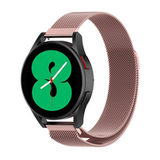 By Qubix Qubix - Milanese bandje - Rosé goud - Smartwatch bandje 22mm - Geschikt voor Garmin Forerunner 970 / 570 (47mm) / 255