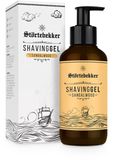 Störtebekker® Premium Scheergel Sandelhout - Transparant Scheergel voor Klassieke Scheerbeurt - 180ml Shaving Gel - Scheervoorbereiding met Sandelhoutgeur - Vermindert Scheerbrand met Aloë Vera & Panthenol