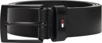 Tommy Hilfiger Adan 3.5 Ext Riem Zwart Leer Heren Klassieke Gesp