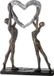 Gilde sculptuur overwonnen liefde brons/zilver polyresin 40 cm