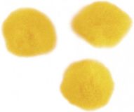 Rayher hobby materialen Rayher Hobby Pompons - 15 mm - Geel - 60 stuks