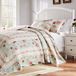 Greenland Home Bedsprei Set, Katoen, Blauw, 3-delig King/Cal King