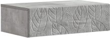 vidaXL Wandmontage Zijtafel 59 x 34,5 x 17 cm Bewerkt hout Betongrijs