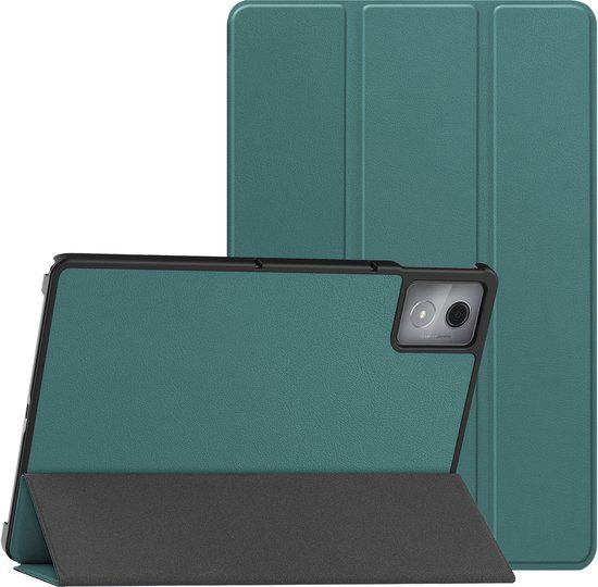 imoshion Tablet Hoes - Geschikt voor Lenovo Tab K11 Plus - Trifold Bookcase - Donkergroen