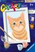 Ravensburger CreArt Orange Tabby - Schilderen op nummer voor kinderen