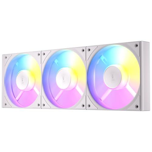 Antec Connect 120 ARGB White_3PK Interlocking/Set van 3/Wit/Vooruit Rotatie Model