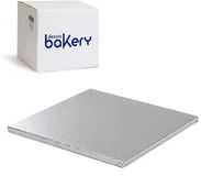DECORA 0931234 Taartbord Zilver 40 x 40 x 1,2 cm