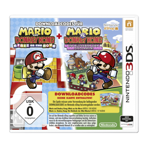 Nintendo 3DS Mario & Donkey Kong Move & March