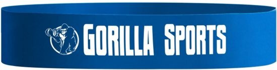 Gorilla Sports Fitnessband - Blauw - 0,8 mm - Weerstandsband