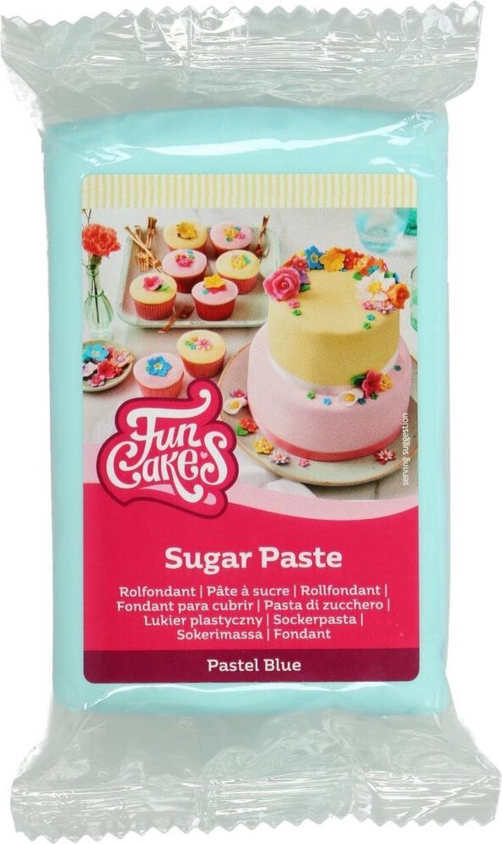 FunCakes Rolfondant Pastel Blauw - 250g