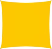 vidaXL Zonnescherm vierkant 3,6x3,6 m oxford stof geel