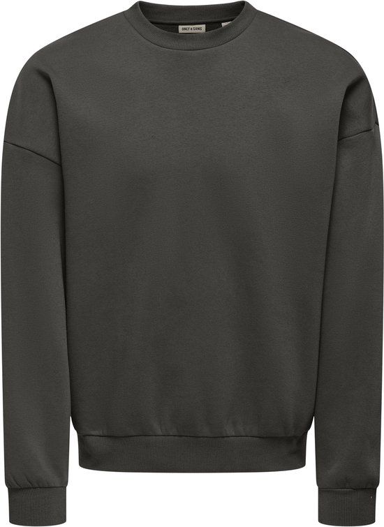 ONLY & SONS ONSCERES OVZ LS CREW SWEAT NOOS Heren Trui S Beluga