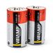 Velamp LR20/2BP Alkaline zaklamp batterij, lr20 d, 1,5v - blisterverpakking met 2 batterijen