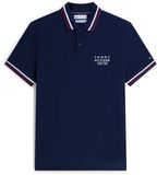Tommy Hilfiger Heren Polo Katoen S Blauw