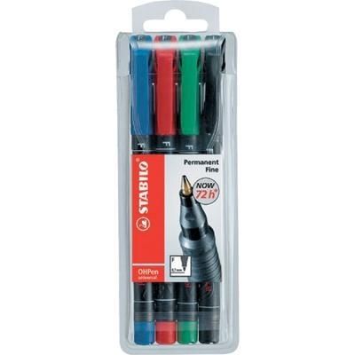 Stabilo OHPen universal permanent Marker - 4 Pack