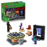 LEGO Minecraft 21584: Voyage à travers les portails du Nether et de l'Ender - Jeu pour enfants à partir de 7 ans