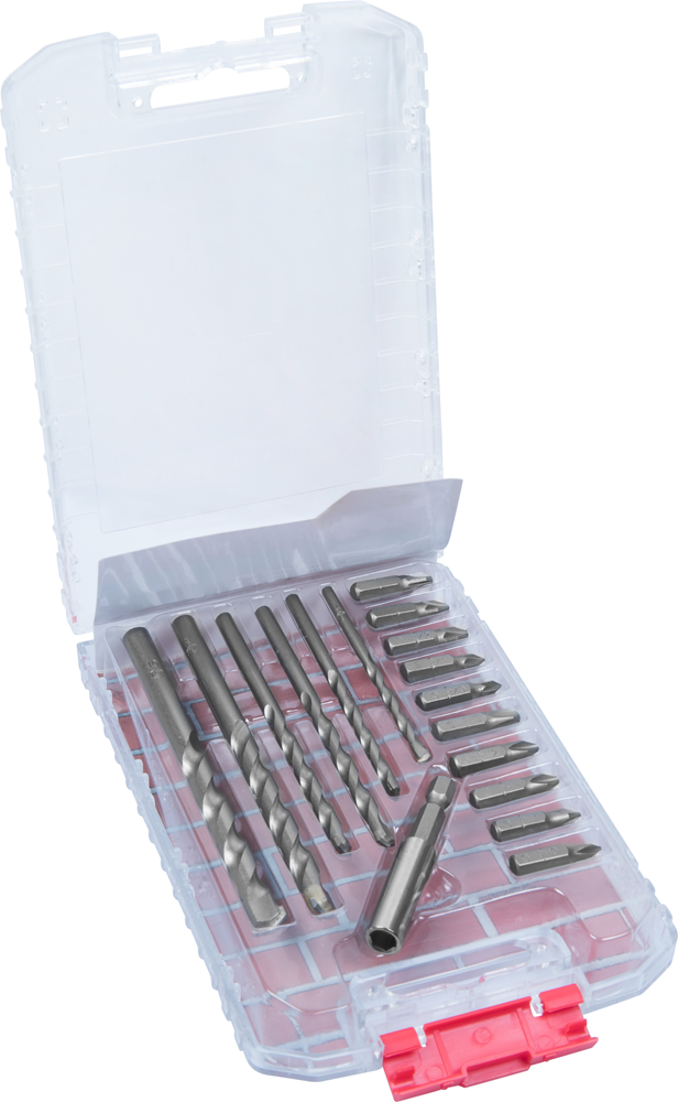 Werkzeyt Set Steenboren En Bits 17Dlg - ZY23414