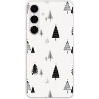Samsung Galaxy S24 Plus Beschermende Siliconen Case - Elegante Dennenboom