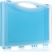 COM-FOUR® boîte multifonctionnelle avec poignée – mallette en plastique verrouillable, 25x16x3,5 cm – boîte à outils, boîte de rangement pour petites pièces, boîte de dés d'art, boîte de bricolage et de chevilles pour le stockage