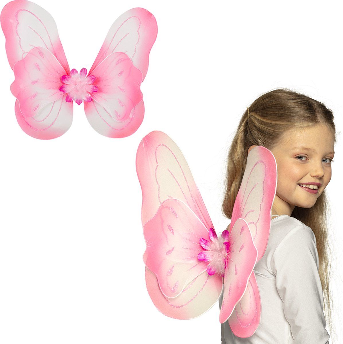 Boland Vleugels Iris Meisjes Roze 40 x 44 cm