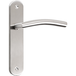 Poignée de porte en acier inoxydable, plaque ovale, modèle 703
