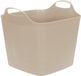 Excellent Houseware Flexibele Kuip / Emmer - Beige - 25 L - Kunststof - 40 x 35 cm - Met Handvatten