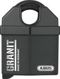 ABUS Granit Hangslot 37/60 voor Buitenshuis - Gehard Speciaal Staal - Plus Schijfcilinder - Veiligheidsniveau 10 - Zwart