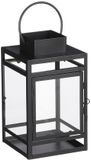 Mica Decorations Lanterne d'orage - L14 x W13 x H23 cm - Noir