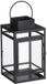 Mica Decorations Lanterne d'orage - L14 x W13 x H23 cm - Noir