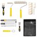 Ensemble de boucliers pour intérieur avec brosse d'angle ergonomique