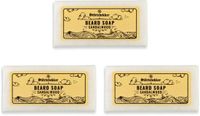 Störtebekker® Premium Vaste Baardzeep Sandelhout - Vegan Beard Soap Heren - 3x 80g