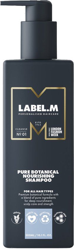Label.M Pure Botanical Natural Nourishing Shampoo - 300ml