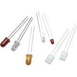 Broadcom HLMP-1600 LED Rouge à fil Rond 3 mm 2.1 mcd 60 ° 10 mA 5 V