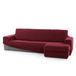 FAVERTI Overtrek voor chaise longue, kort hoekdeel rechts (voorgezien) | Model Novele | Super verstelbare chaise longue-overtrek in bordeaux | kwaliteitsbescherming van jacquard-stof met katoengevoel