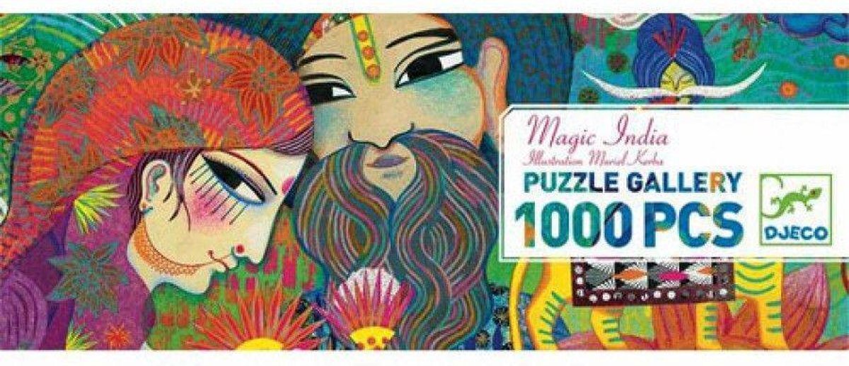 djeco Djeco Puzzel Gallery Magic India - 1000 stukjes